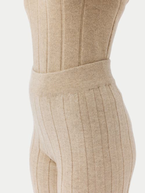 GOBI MONGOLIAN CASHMERE GOBI MONGOLIAN CASHMERE TEXTURED KNIT CASHMERE PANTS