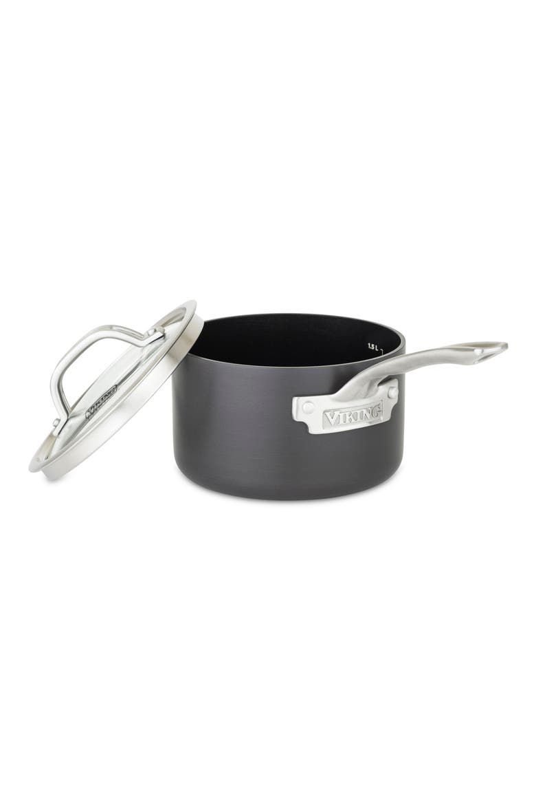 10-Piece Hard Anodized Nonstick Cookware Set, Alternate, color, DARK GREY