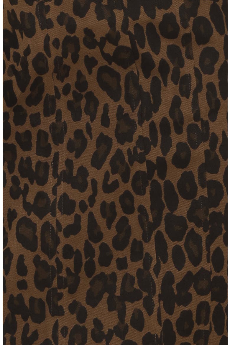 Leopard Print Midi Dress, Alternate, color, LEOPARD
