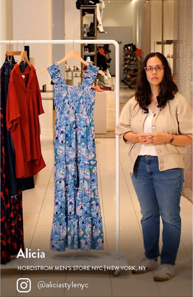 Rule Breaker Smocked Maxi Sundress, sales video thumbnail