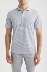 johnnie-O Cruz Stripe PREP-FORMANCE Polo