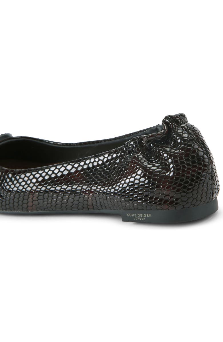 Kurt Geiger London Chelsea Ballerina Flat, Alternate, color, Charcoal