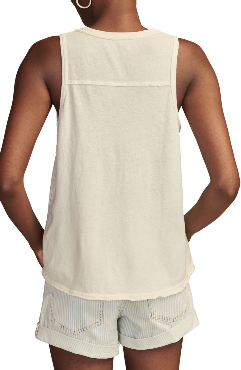 Lucky Brand Cotton Henley Tank, Alternate, color,