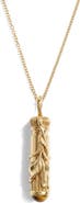 Awe Inspired Belladonna Potion Vial Pendant Necklace