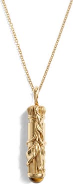 Awe Inspired Belladonna Potion Vial Pendant Necklace