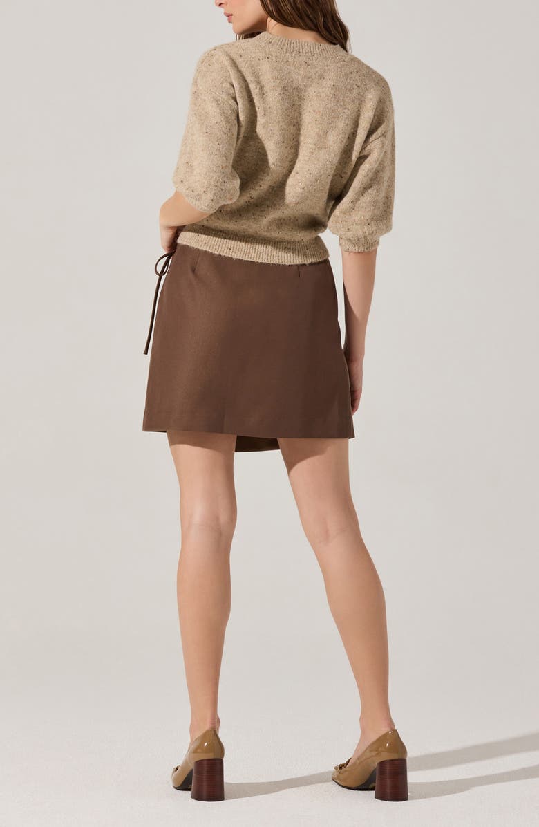 ASTR the Label Ashvi Side Tie Skirt, Alternate, color,