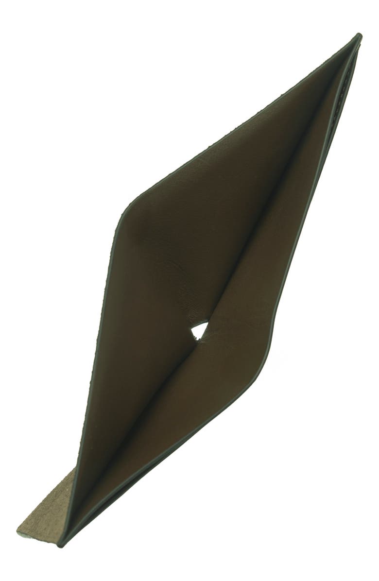 Vince Suede Bifold Wallet, Alternate, color, Driver Green