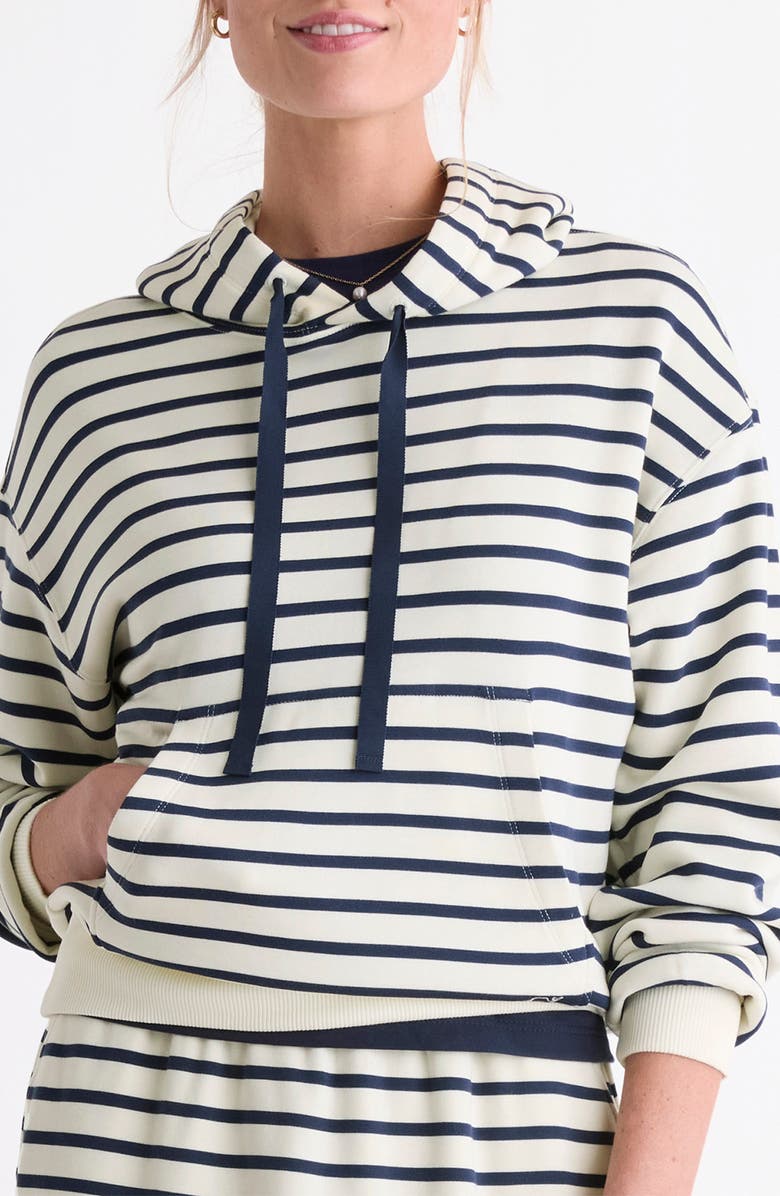 vineyard vines Dreamcloth Hoodie, Main, color, Stripe Nautical Navy