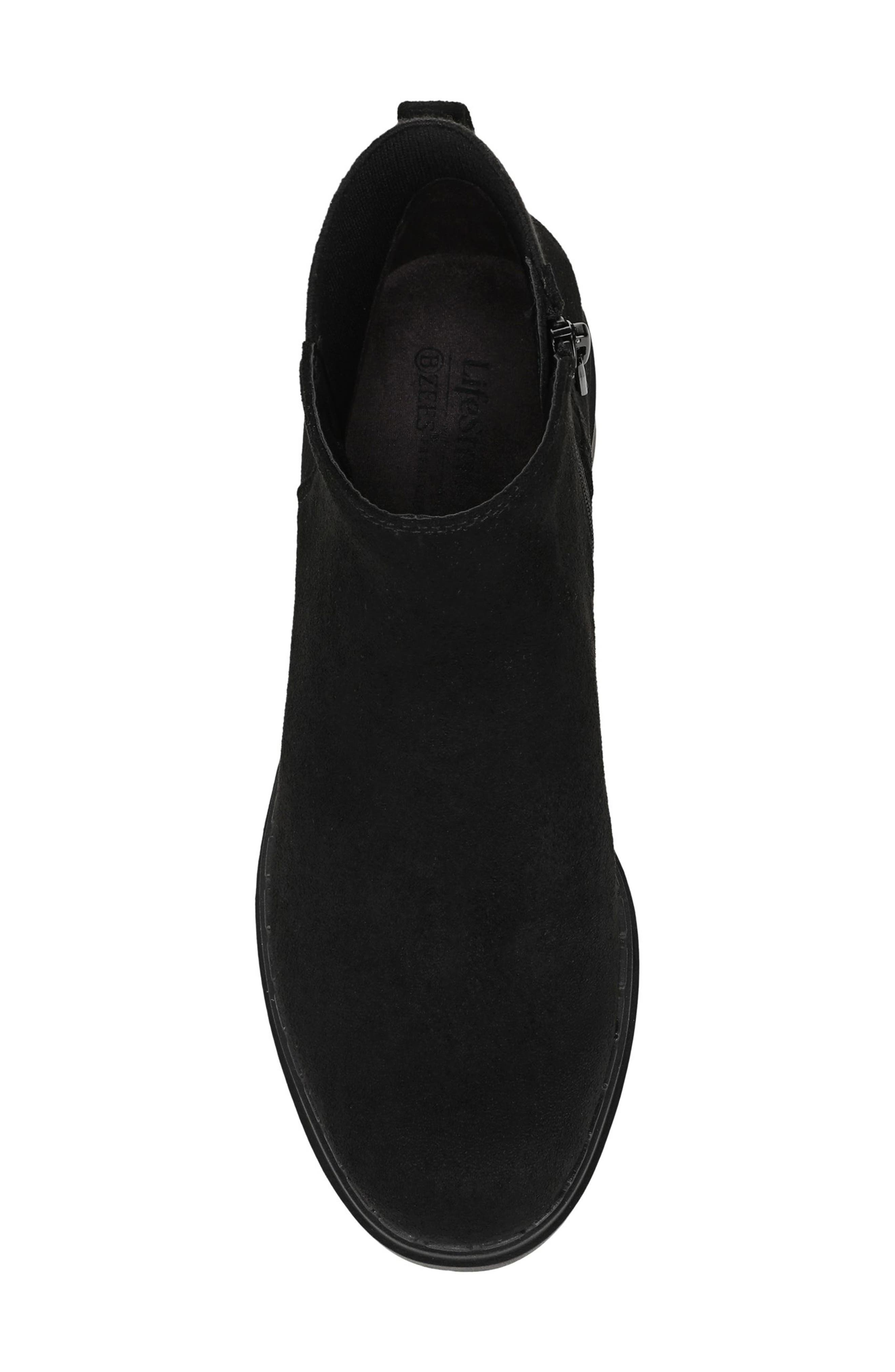 LifeStride Dubliner Platform Wedge Bootie, Alternate, color, Black