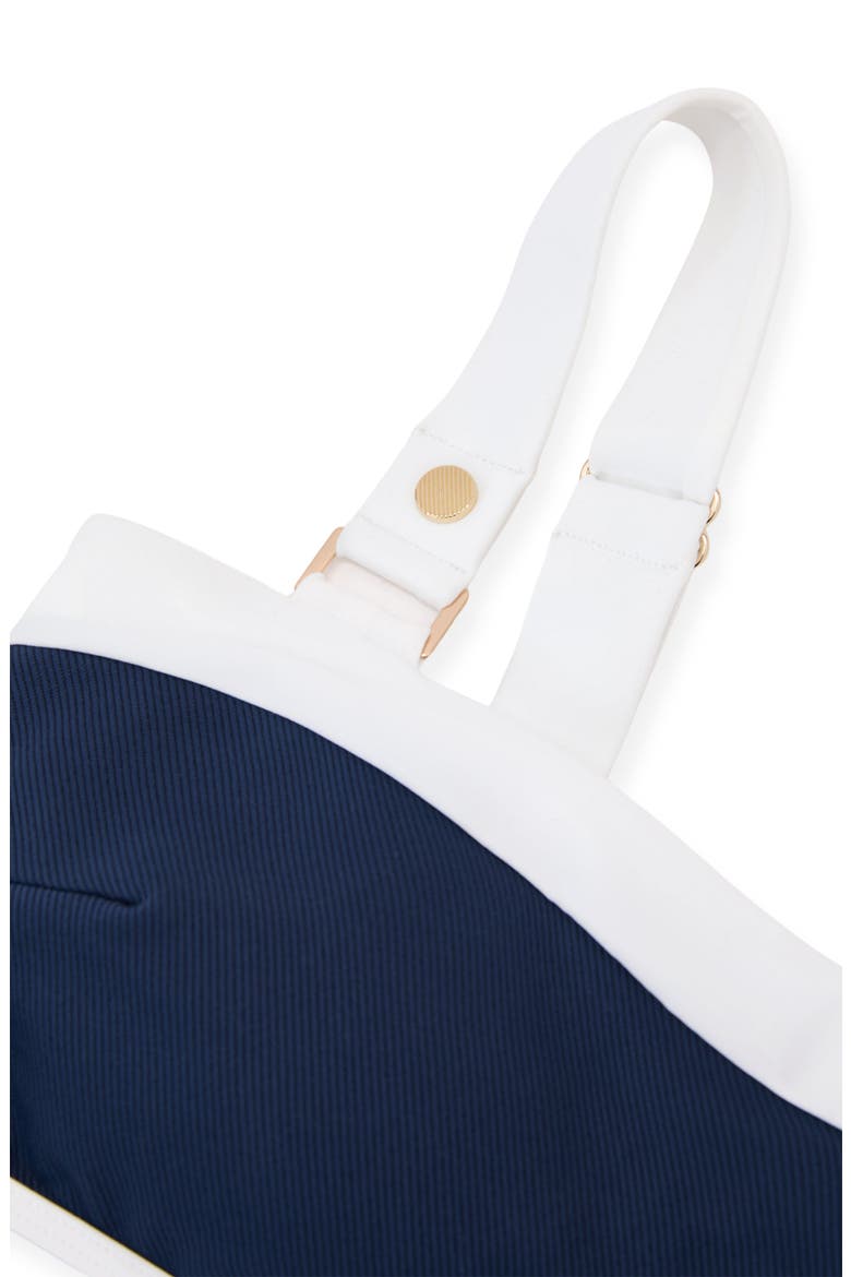 Bronte Bikini Top, Alternate, color, NAVY/ IVORY