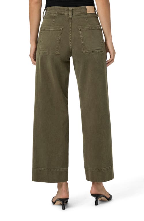 PAIGE PAIGE CAMERON HIGH WAIST ANKLE WIDE LEG UTILITY JEANS