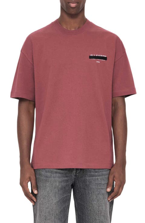 Redact Mock Neck Graphic T-Shirt