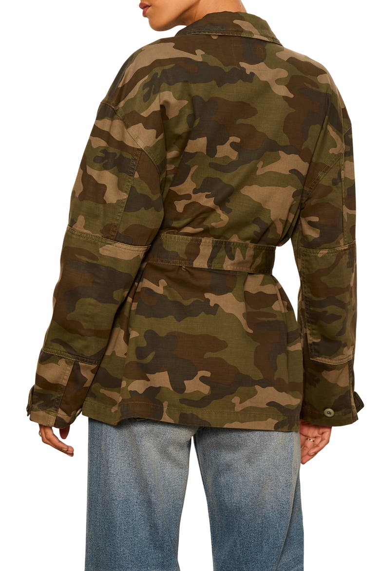 Reissue Camo Cotton Field Jacket, Alternate, color, RIDGE CAMO GREEN