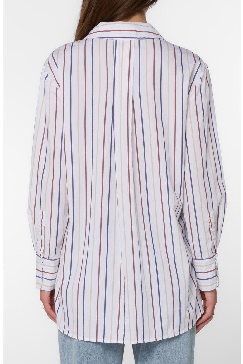Westerly Cotton Button-Up Shirt, Alternate, color, DUSK BLUE STRIPE