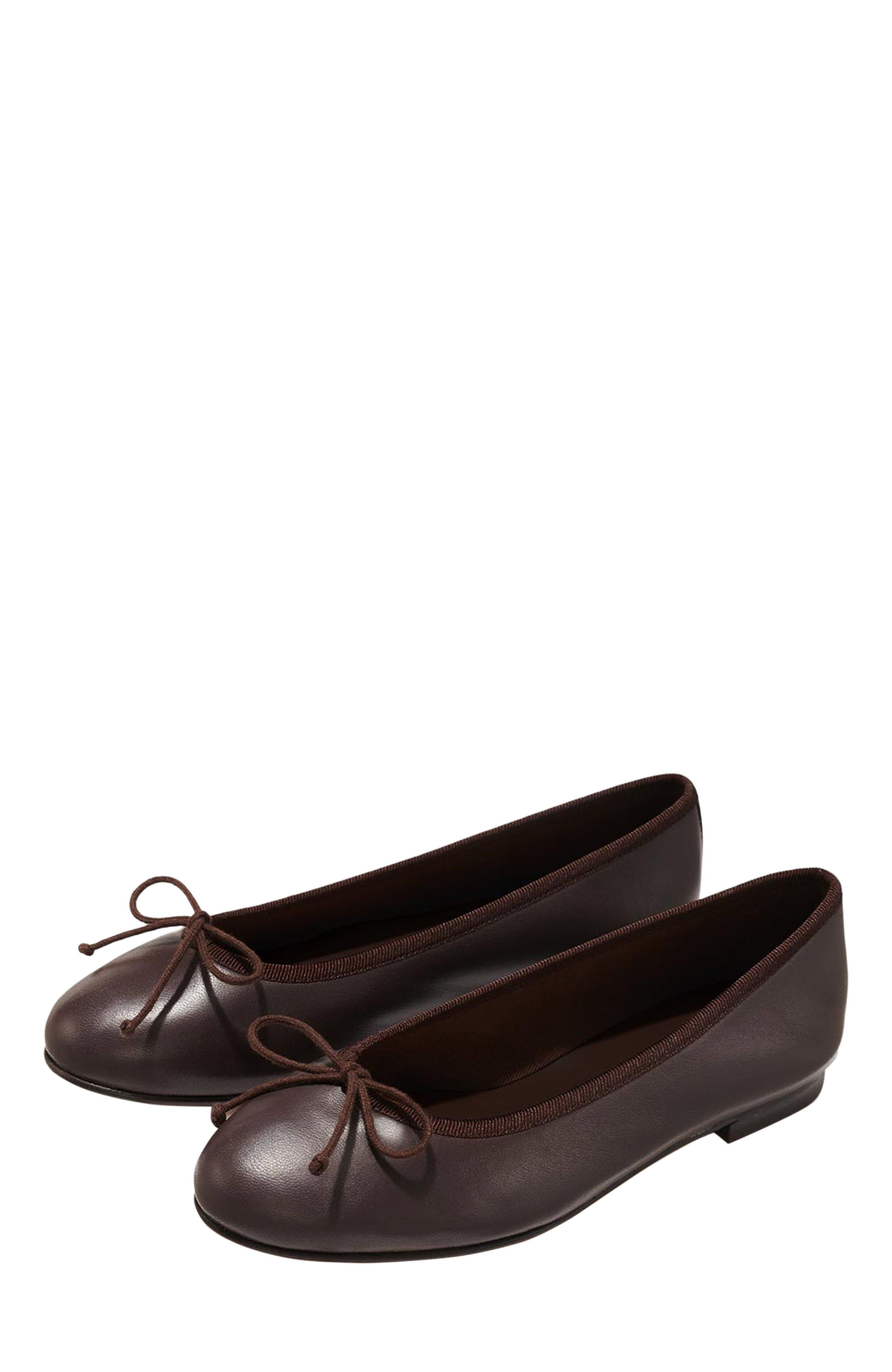 The Demi Flat, Alternate, color, Espresso Nappa