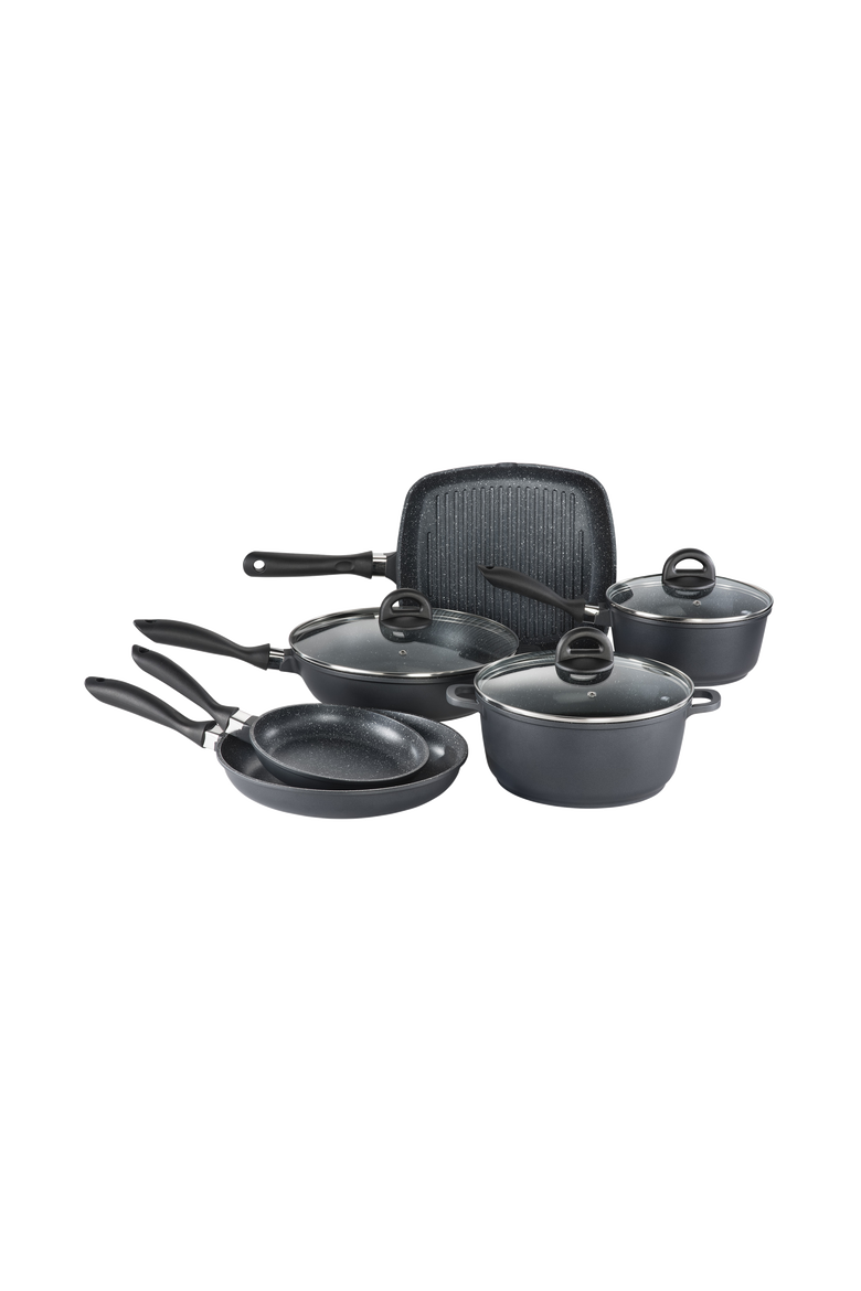STONE™ 9-Piece Cookware Set, Main, color, BLACK