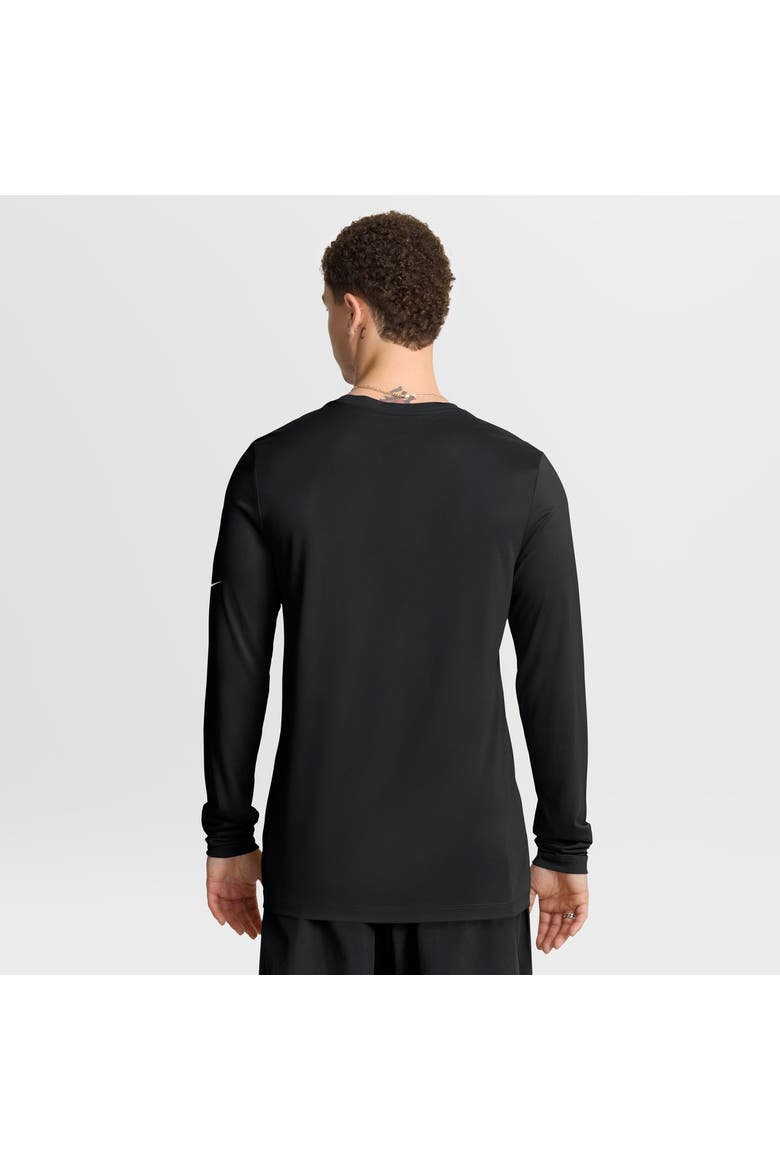 Men's Nike Black Baltimore Ravens Legend Icon Dri-FIT Long Sleeve T-Shirt, Alternate, color, Black
