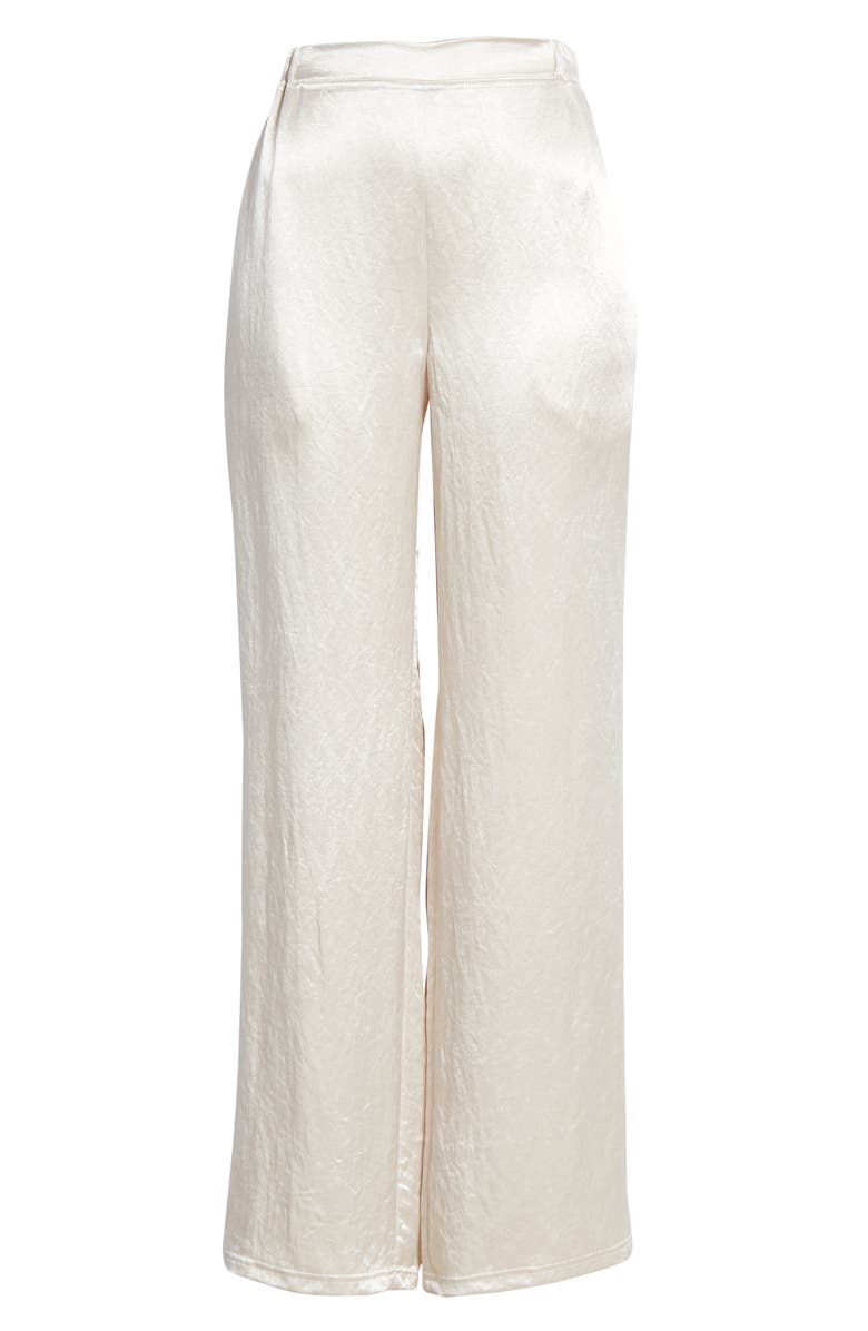 Max Mara Leisure Mach Hammered Satin Pants, Alternate, color, 
