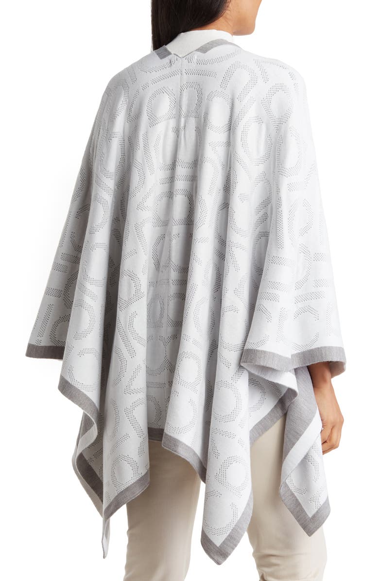 Calvin Klein Pointelle Logo Ruana | Nordstromrack