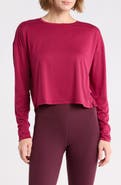 Z by Zella Key Element Long Sleeve Crop T-Shirt