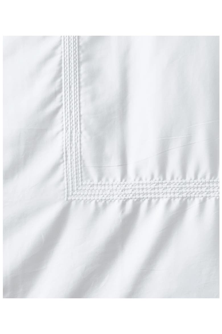 400 Thread Count Premium Supima Cotton No Iron Sateen Embroidered Duvet Bed Cover, Alternate, color, White Dots