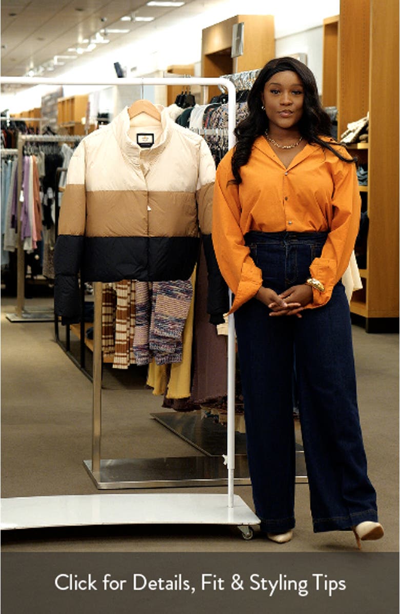 Gia Crop Down Puffer Jacket, sales video thumbnail