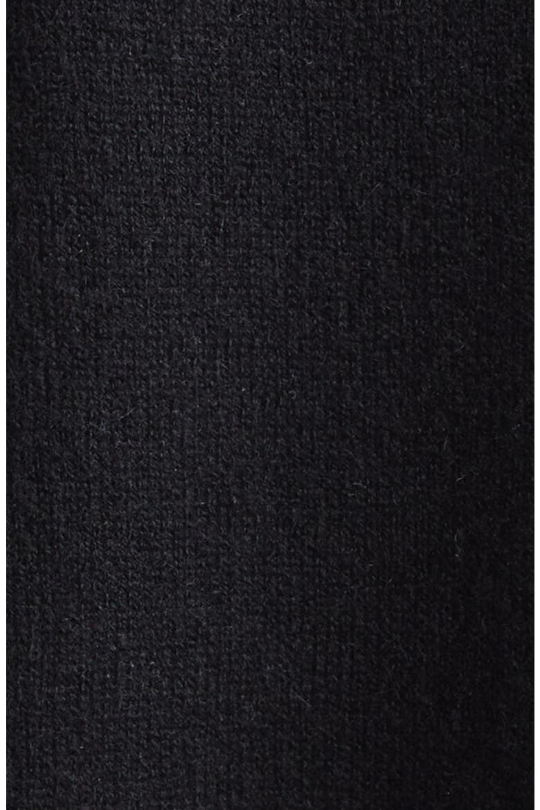 Le Jabots Cashmere Sweater Vest, Alternate, color, BLACK COLOURWAY