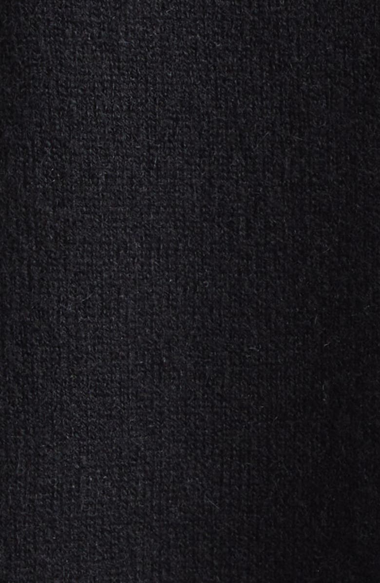 Johnstons of Elgin Le Jabots Cashmere Sweater Vest, Alternate, color, Black Colourway