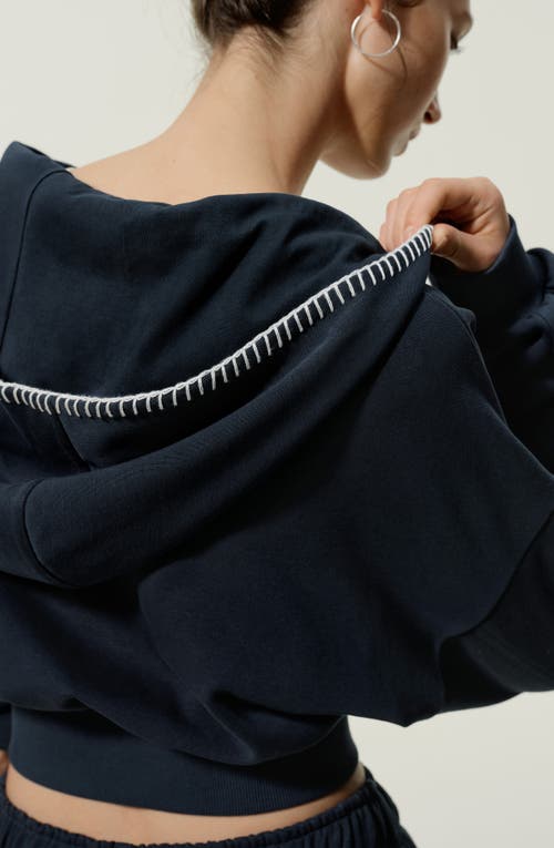 Lilysilk Seamflow Drift Zip-up In Blue