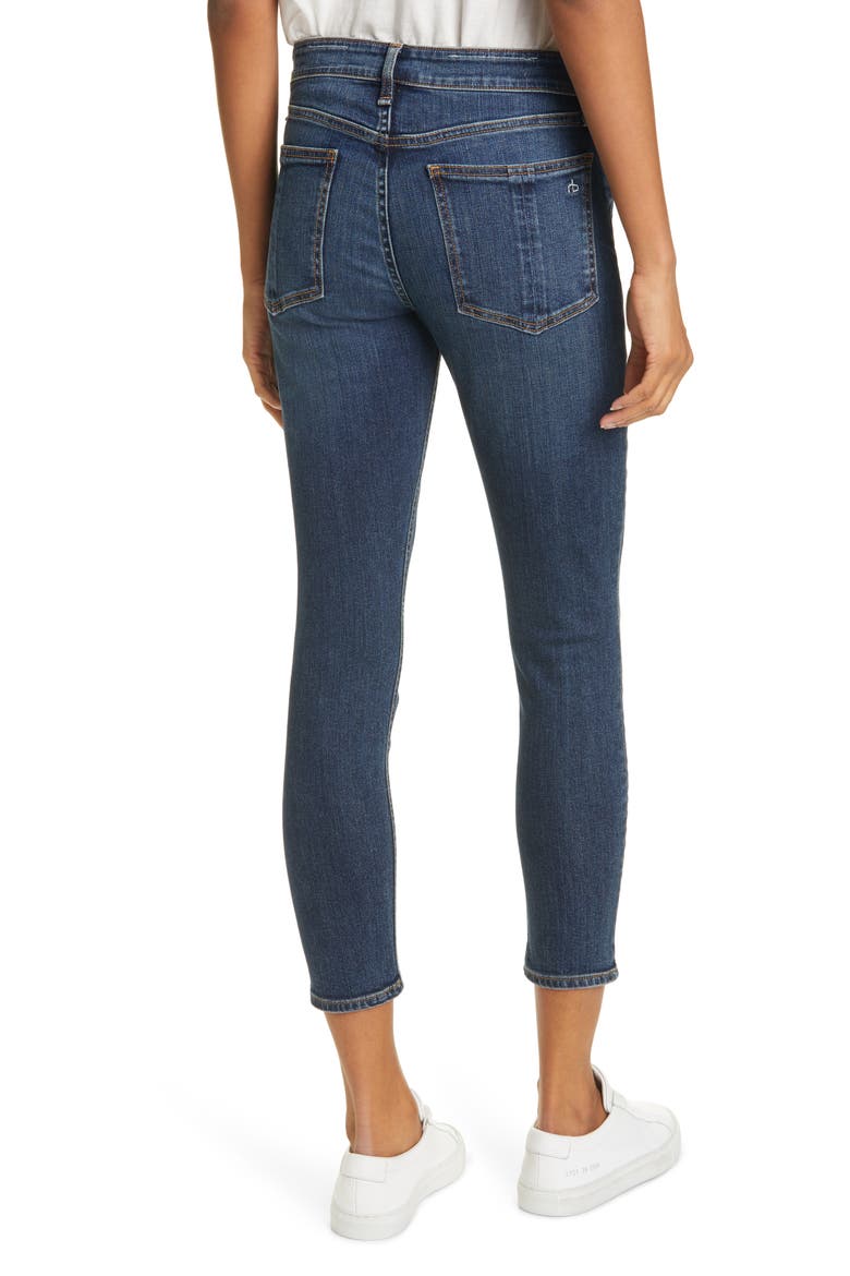Cate High Waist Crop Skinny Jeans, Alternate, color, MARIGOLD