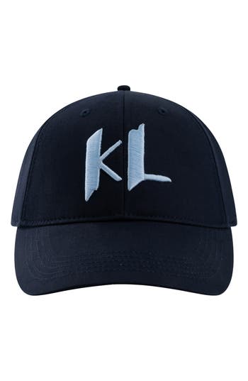 Karl Lagerfeld Logo Embroidered Baseball Hat