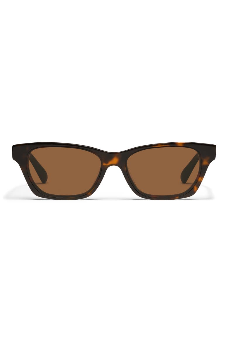 In the City 55mm Square Sunglasses, Main, color, DARK TORT/ BROWN
