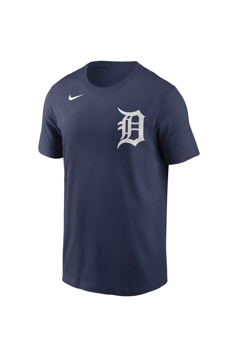 Men's Nike Navy Detroit Tigers Team Wordmark T-Shirt, Alternate, color, Navy
