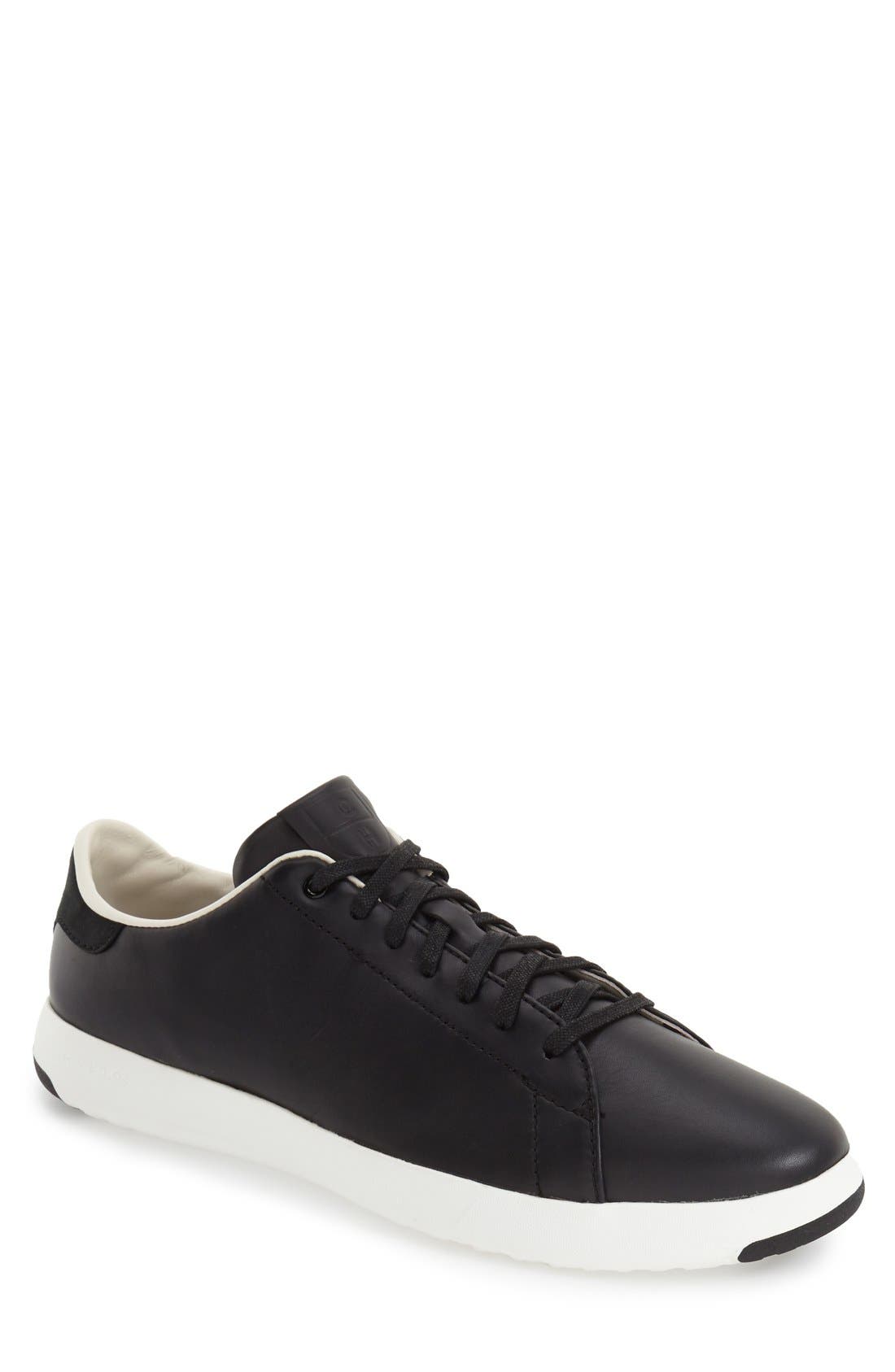 GrandPro Tennis Sneaker, Main, color, BLACK