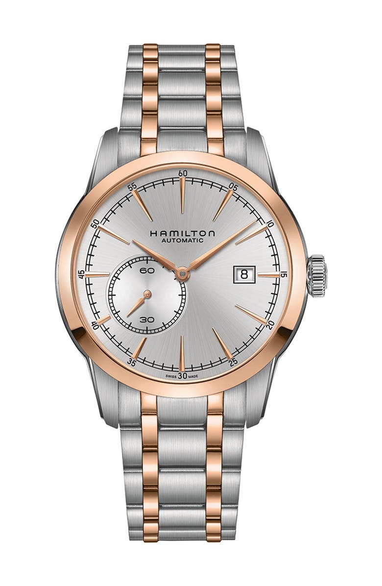Hamilton Men's Railroad Two-Tone Bracelet Watch, 42mm, Main, color, 