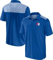 FANATICS Men's Fanatics Royal Philadelphia 76ers Iconic Brushed Blocked Polo