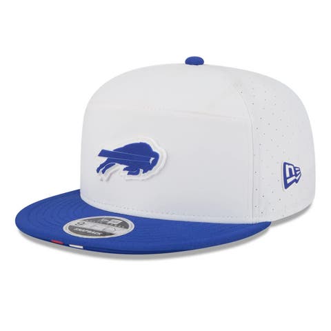 Men's New Era  White/Royal Buffalo Bills 2025 NFL Training Camp Split Panel 9FIFTY Snapback Hat