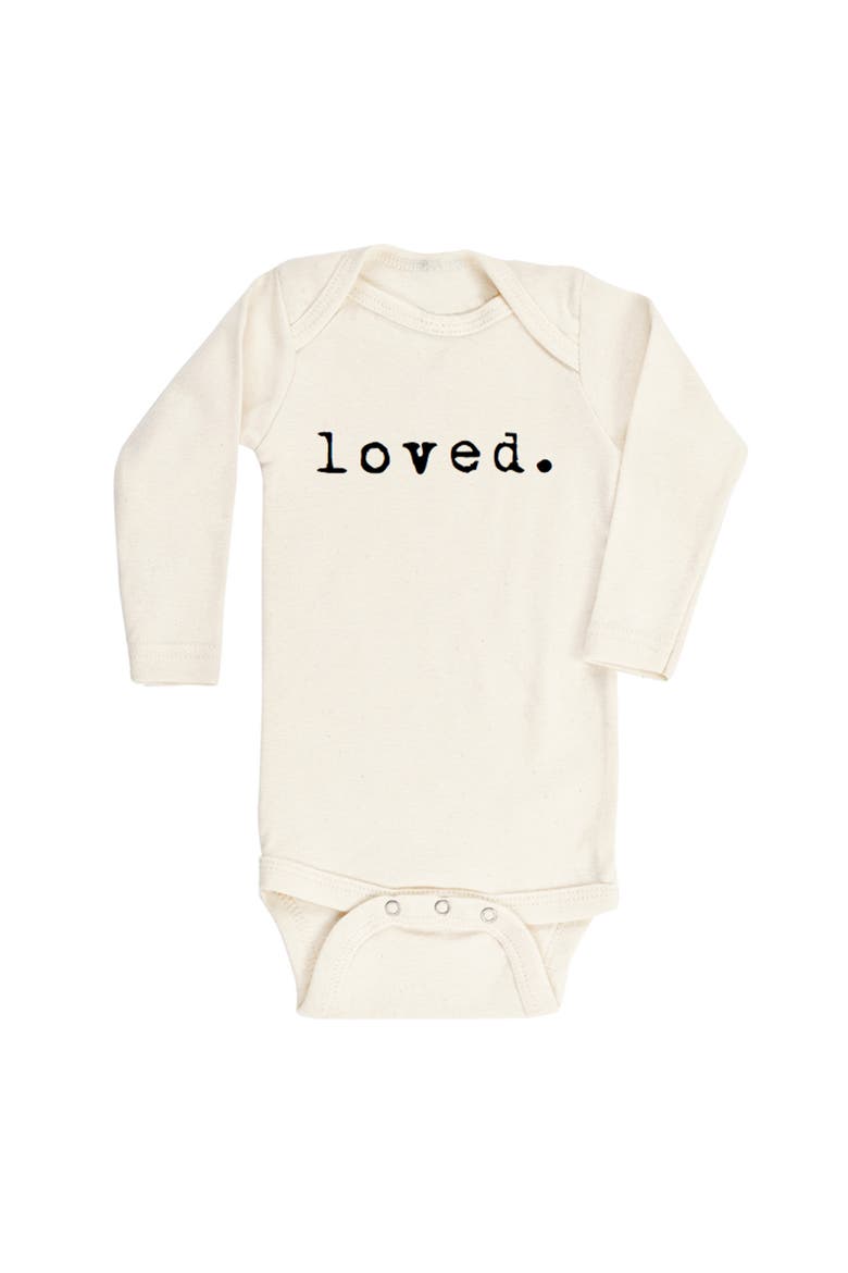 Loved Organic Cotton Bodysuit, Main, color, NATURAL