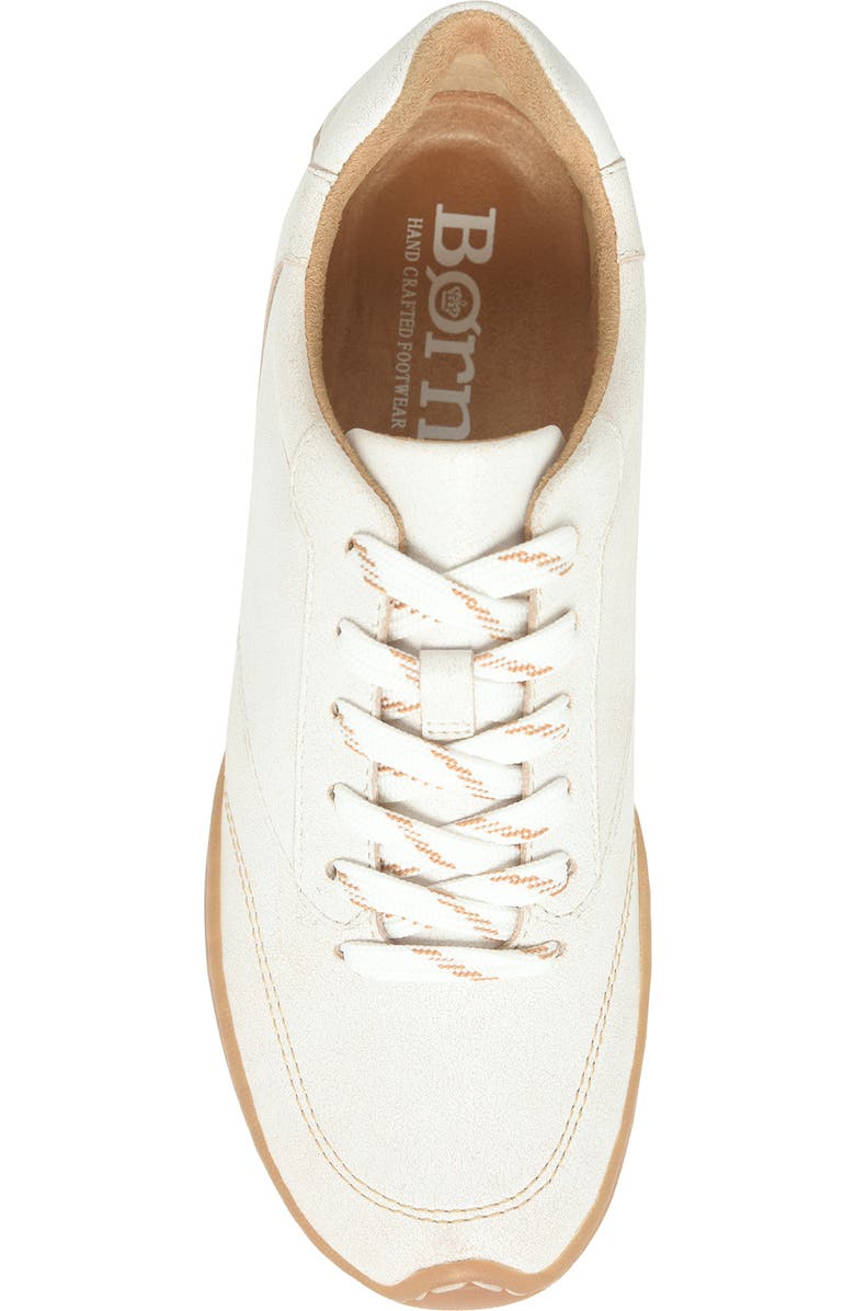 Børn Alma Sneaker, Alternate, color, White Leather
