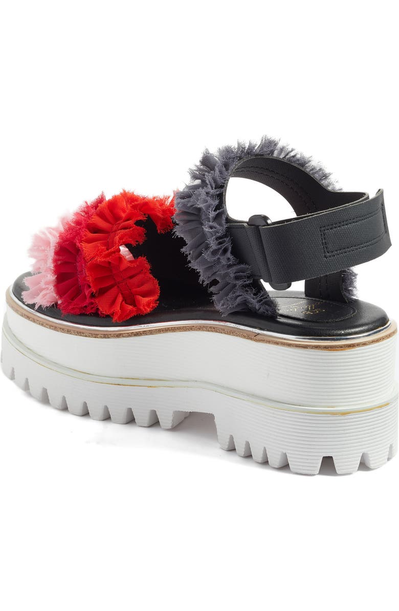 SUECOMMA BONNIE Frill Platform Sandal, Alternate, color,