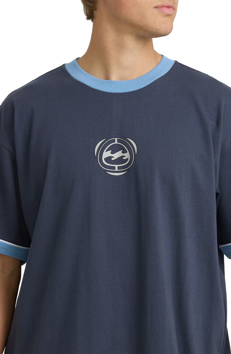 Billabong Spec Ringer Graphic T-Shirt, Alternate, color, Vintage Navy