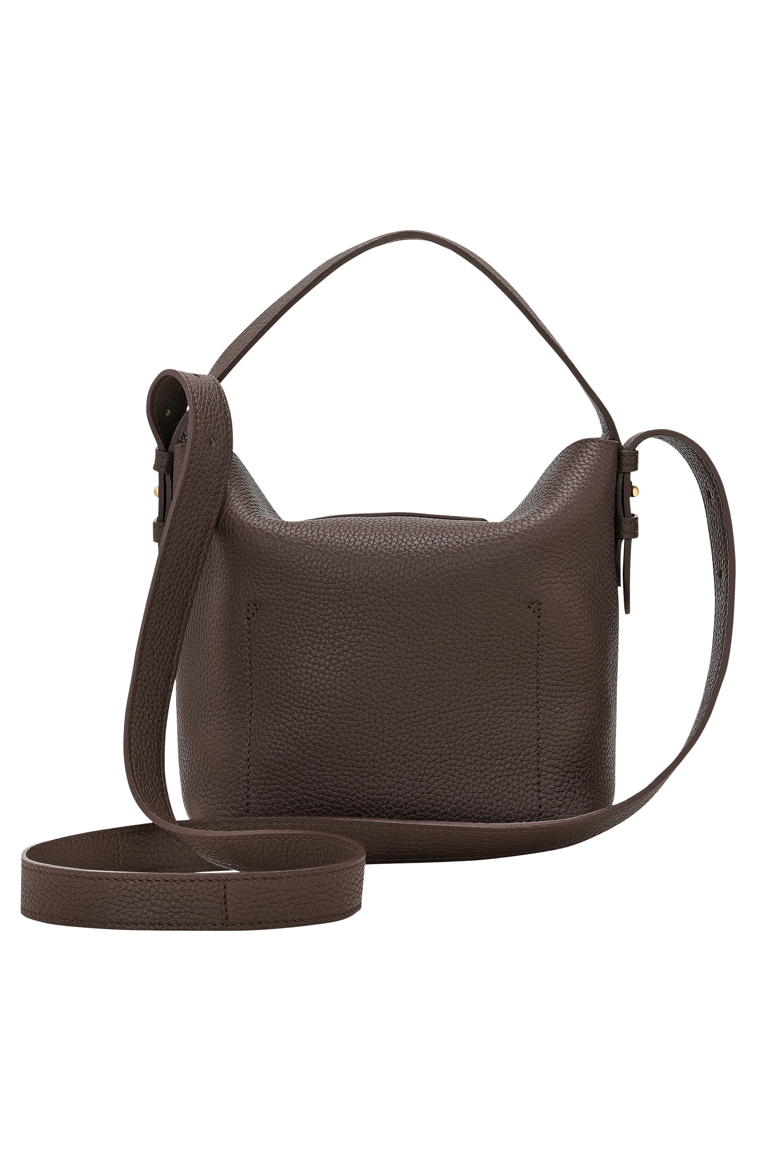 Le Cadence S Leather Bucket Bag, Alternate, color, MOCHA