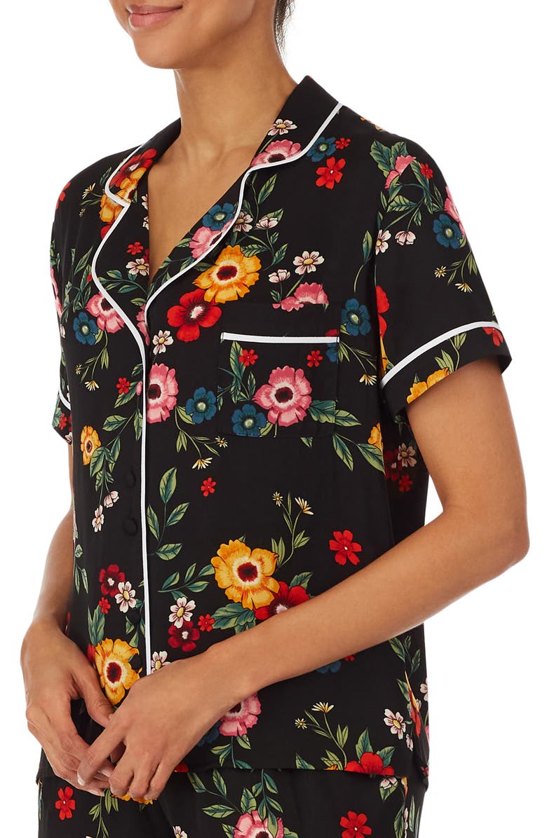 Room Service Pjs Notch Collar Top, Alternate, color, 
