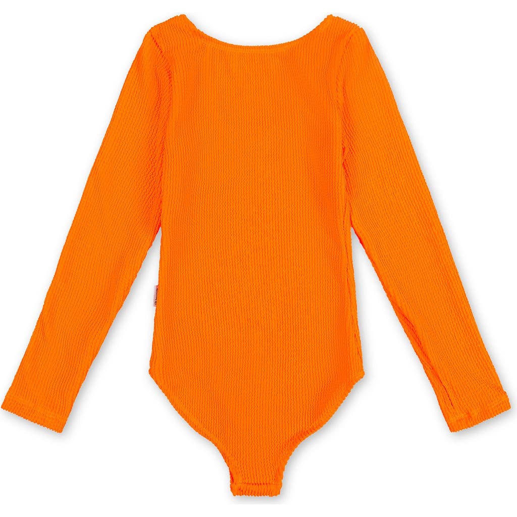 LIMEAPPLE LIMEAPPLE CRINKLE LONG SLEEVE ONE PIECE SWIMSUIT