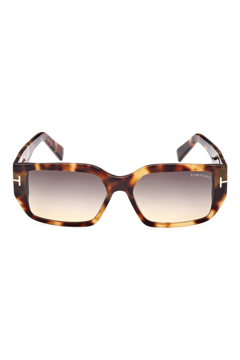 Andres 56mm Square Sunglasses, Main, color, COLOURED HAVANA / SMOKE