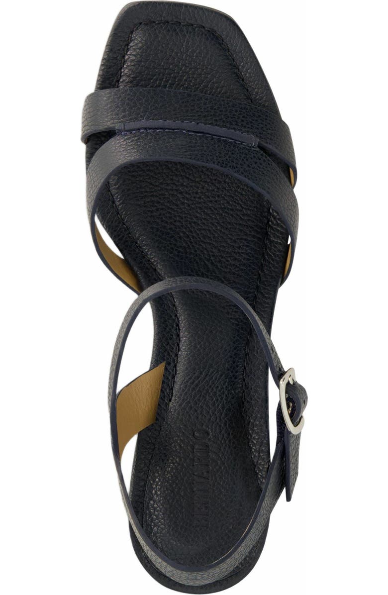 Bernardo Footwear Tarra Mid Heel Sandal, Alternate, color, Navy
