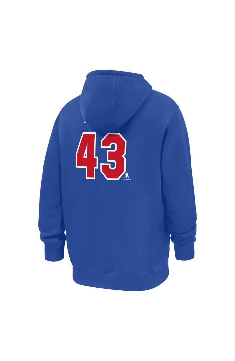 Nike Men's Nike Quinn Hughes Royal US Hockey 2026 Name & Number Hoodie, Alternate, color, Royal