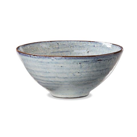 Porto Small Serving Bowl Light Blue Stoneware Dishwasher Safe