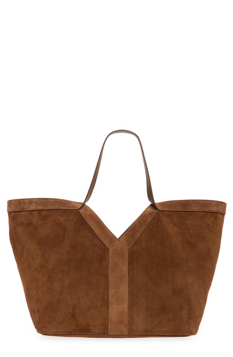 Y Suede Tote