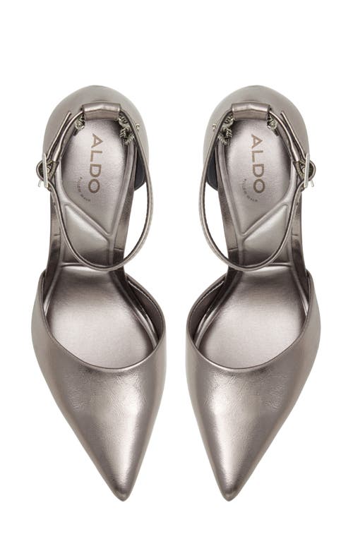 ALDO ALDO AURELINA CHAIN ANKLE STRAP POINTED TOE PUMP 